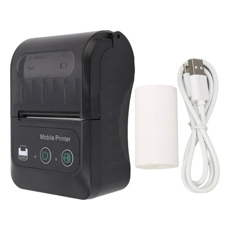2 Inch Cordless, Mini Thermal Printer 58mm Width, Usb Interface Receipt Ticket Printing for Android, Ios and Windows