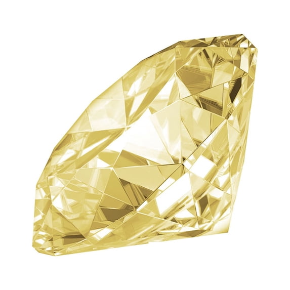 (2 Inch) Crystal Diamond Paperweight Jewels Wedding Decorations Centerpieces Home Decor (Gold)Harlik