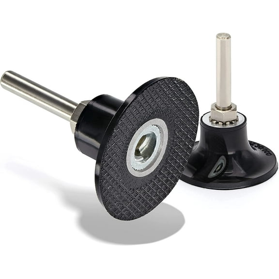 2 Inch Disc Pad Holder with ¼” Shank, Die Grinder Sanding Suitable for Roloc, Quick Change Medium Disc Attachments for Polishing, Sanding and Surface Preparation, 2 Pack – by Ram Pro
