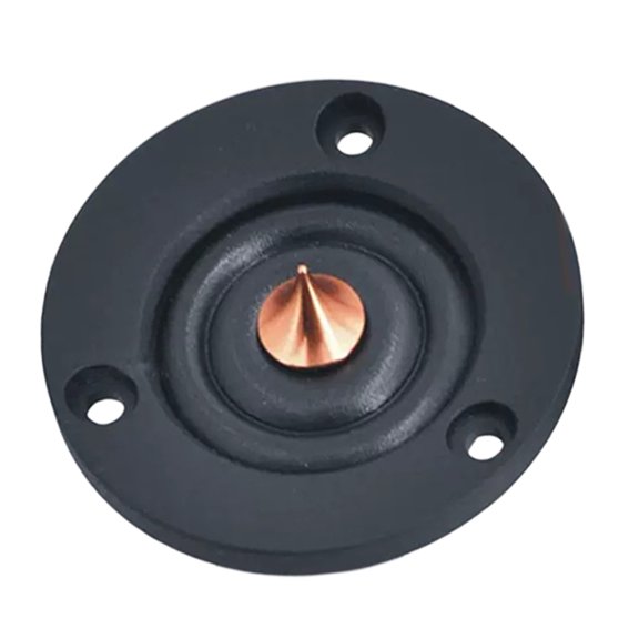 2 Inch Dome Tweeter Driver, Compact ABS Replacement Unit with Round Flange for Repair and Rebuild Projects