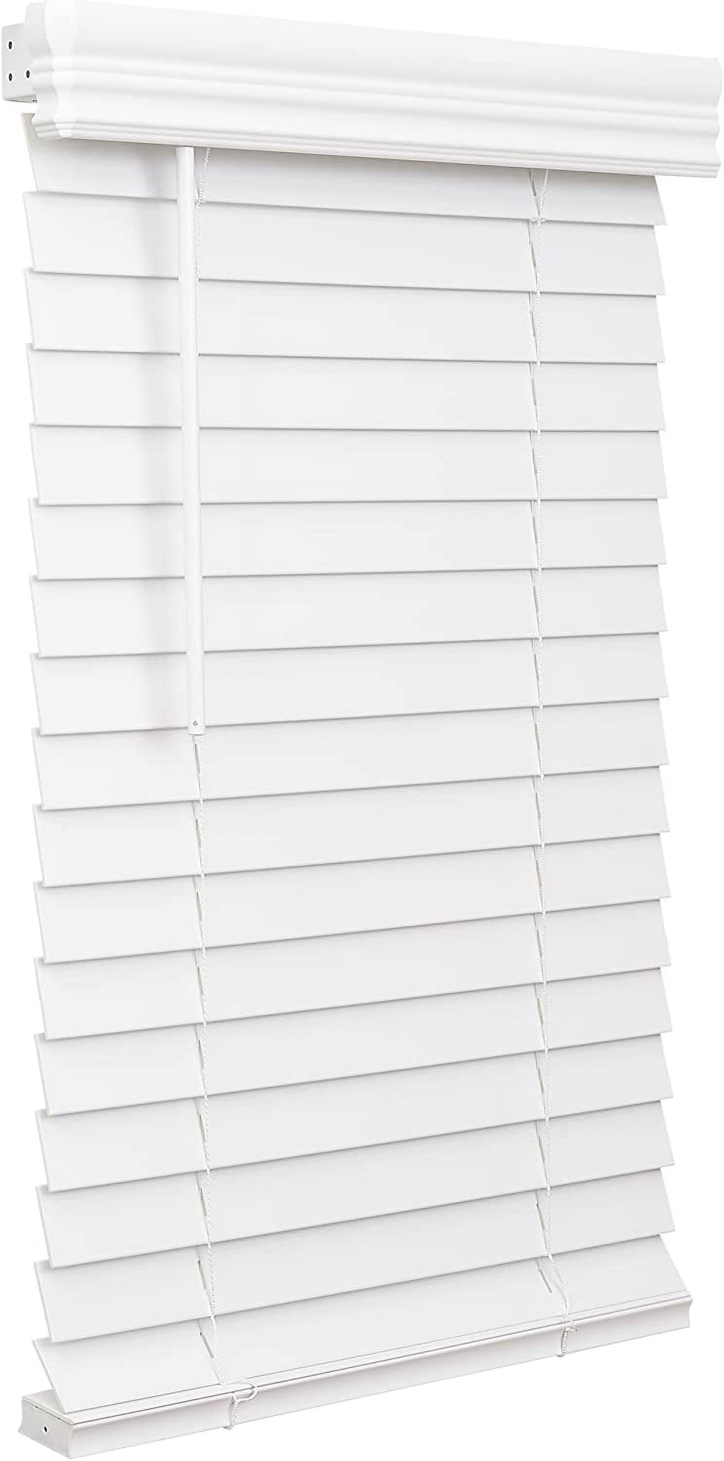 Cheap 2 Inch Faux Wood Blinds 2 Inch Faux Wood Blind, 23" Wide x 24" Long, Window Blinds, Blinds