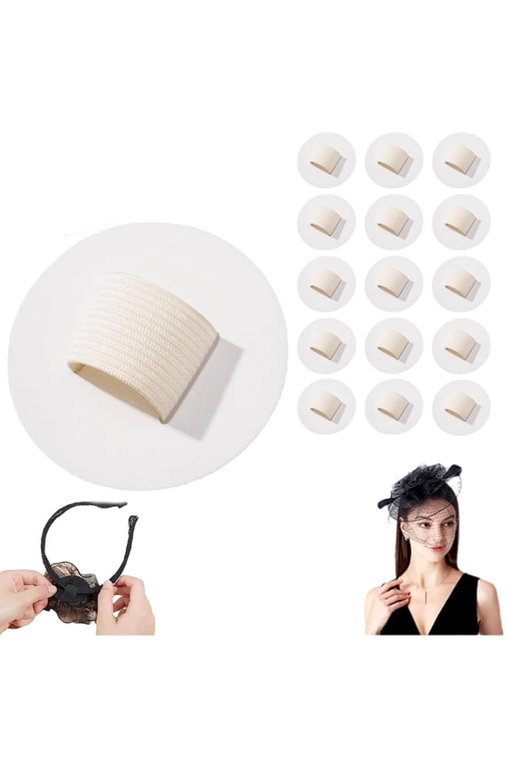 2 Inch Felt Hair Band Pad, DIY Hairstyle Fixing Base, Non-Slip Hair Accessory Tape for Dance Performances, Fashion Shows and Weddings
