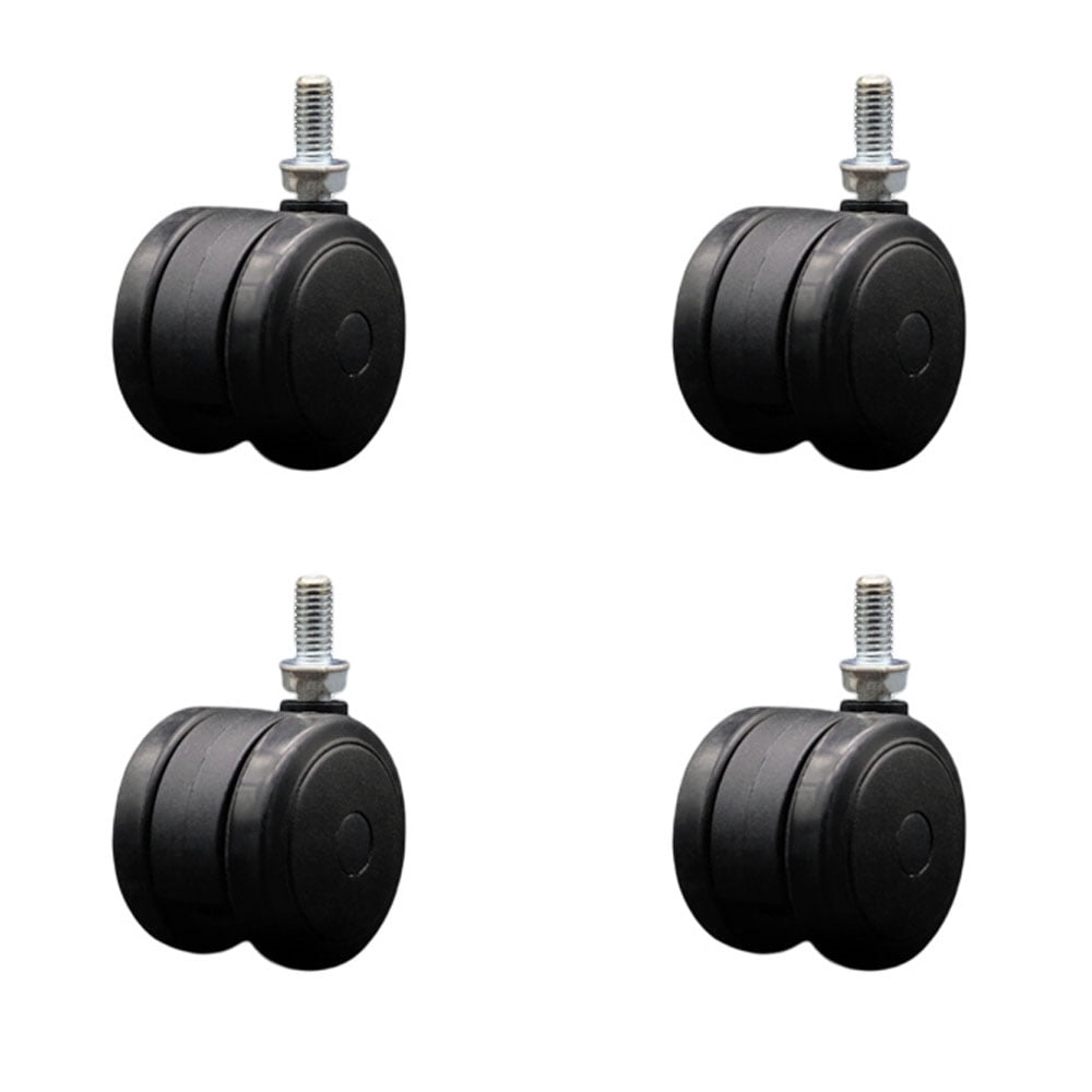 2 Inch Floor Safe Office Chair Casters Black NonMarking