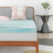 2 Inch Gel Memory Foam Mattress Topper, Ventilated Foam Bed Topper, Comfort Body Support & Pressure Relief, CertiPUR-US Certified, King Mattress Topper
