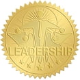 thumbnail image 1 of 2 Inch Gold Foil Embossed Seals Stickers Outstanding Achievement Award 100pcs Certificates Seals Sticker Adhesive Label, 1 of 9