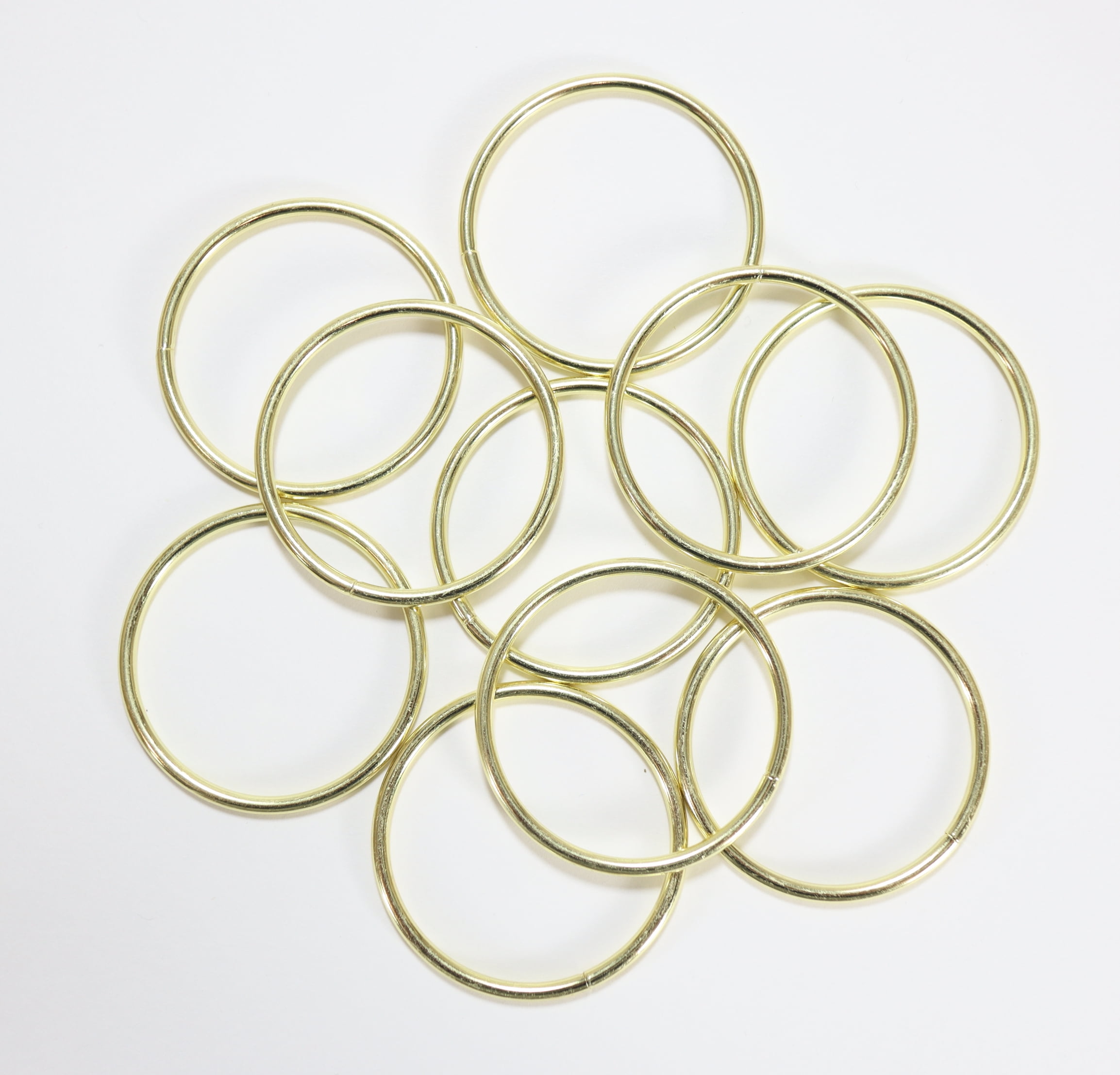10 Inch Gold Metal Rings Hoops for Crafts Bulk Wholesale 6 Pieces