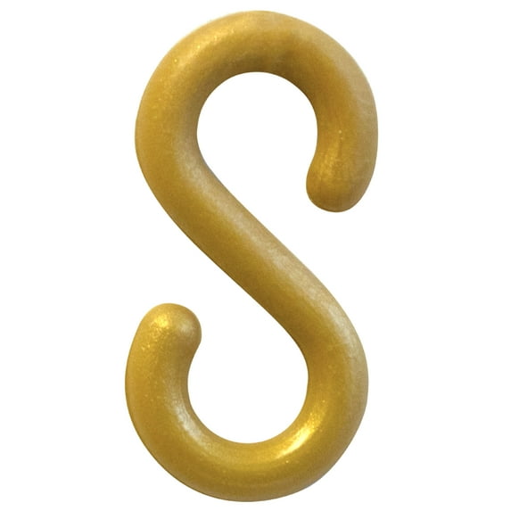 2 Inch Gold S-Hooks (10 Pk)