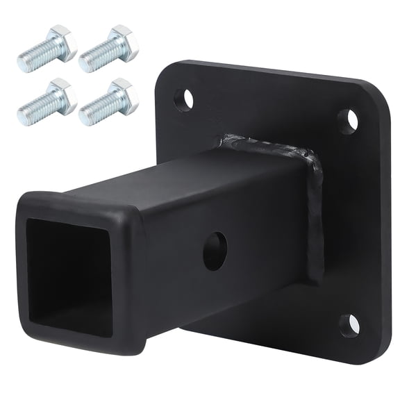 2 Inch Hitch Wall Mount, Bolt-On Receiver Tube, 20000 LBS, Compatible with Skid Steer Mount Plate, Heavy Duty, for Tractor, Lawn Mower, Utility Trailer