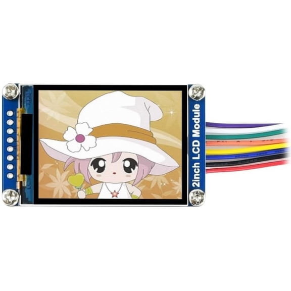 2 Inch IPS LCD Display Module 240x320 SPI Interface for Development Boards Microcontroller IoT Projects SKU-17344