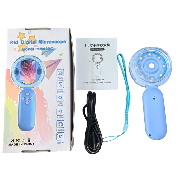 2 Inch IPS Screen Handheld Digital Portable Device with Detachable Bracket for Enhanced Outdoor Exploration and Learning Activities