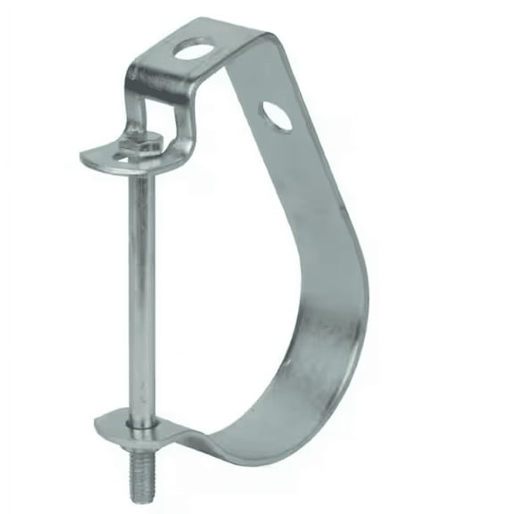 2 Inch J Hanger, Lay-In Pipe Hanger Silver (Strut Fitting)