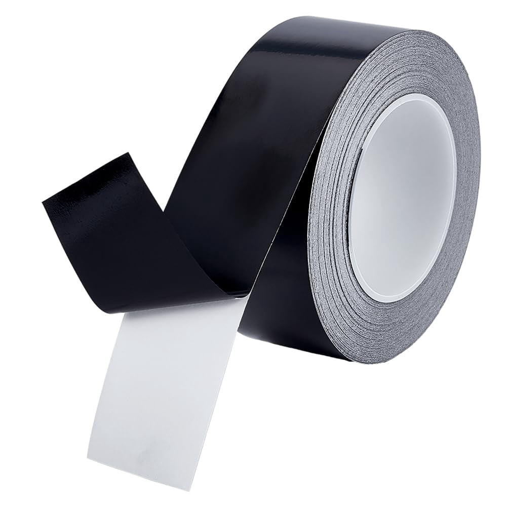 2 Inch Light Blocking Tape 164 Feet 100% Blackout Tape Adhensive Light Cover for Full Light Blocking Blackout Light Stickers for Electronics Window Lamp Screen Protector