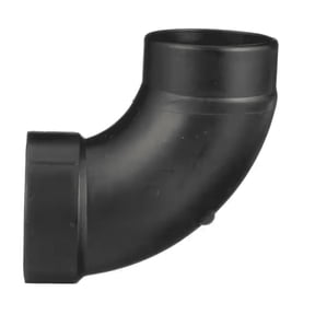 2 Inch Long Sweep 90 Degrees Elbow Street , ABS Fitting,Hub x Spigot