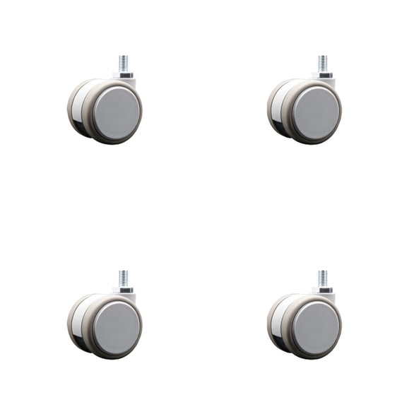 2 Inch MRI Safe Casters 3/8 Inch Threaded Stem Set of 4 Service Caster