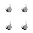 thumbnail image 1 of 2 Inch MRI Safe Casters – 7/16 Grip Ring Stem – Set of 4 – Service Caster, 1 of 2