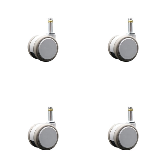 2 Inch MRI Safe Casters – 7/16 Grip Ring Stem – Set of 4 – Service Caster