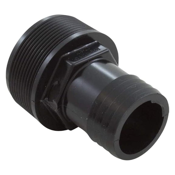 2 Inch Male Pipe Thread to 1-1/2 Inch Barb Adapter - Brass Pipe Fitting Connector, Garden Hose Adapter, Irrigation Parts, Industrial Plumbing Fittings