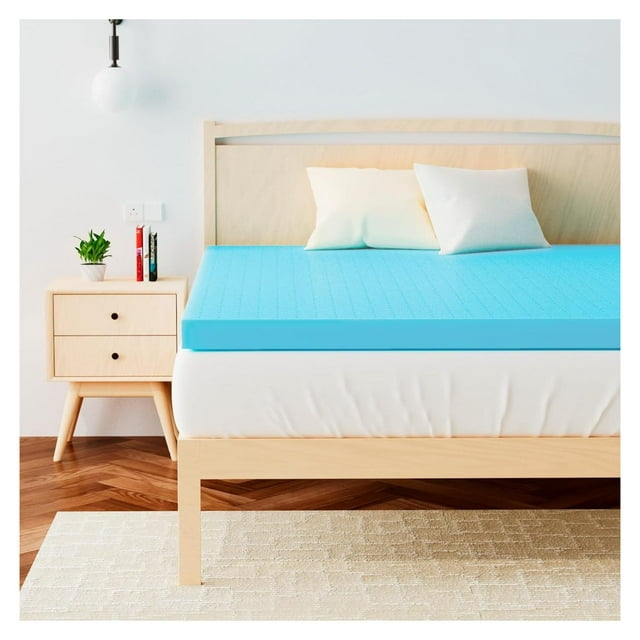 2 Inch Mattress Topper, MAQING Gel Memory Foam Mattress Topper Size