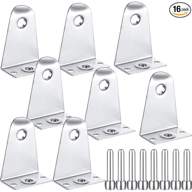 2 Inch Metal Hold Down Brackets and Pins, Blind Brackets Blind Holder Replacements for