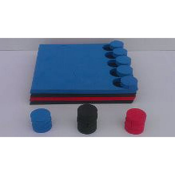 2" Inch Neoprene Inserts Cloning Guard Collar 100 Pack 50 black 25 red 25 blue