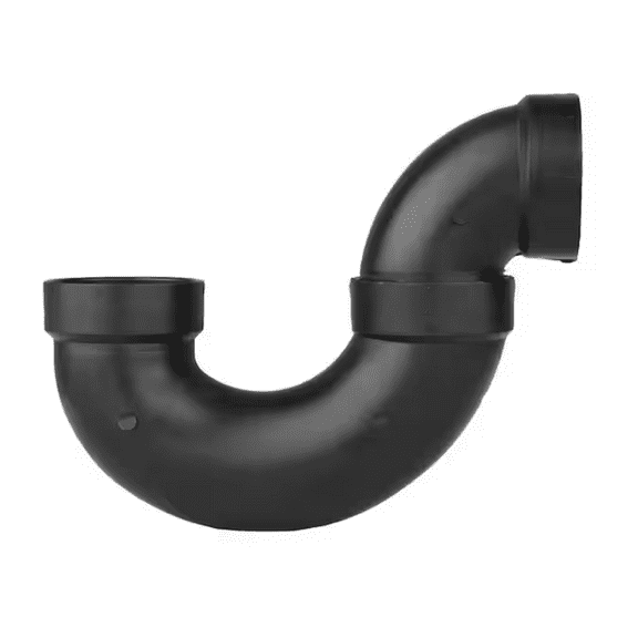 2 Inch P-Trap w/Solvent Weld Joint, ABS Fitting