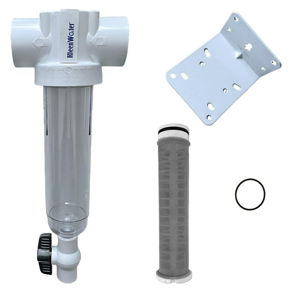 2 Inch PVC Slip Fit Connection, 100 GPM, 250 Mesh Stainless Screen, Whole House Spin Down Sand and Sediment Filter Compatible with Rusco, Vu-Flow, WaterSource, Boshart and Campbell