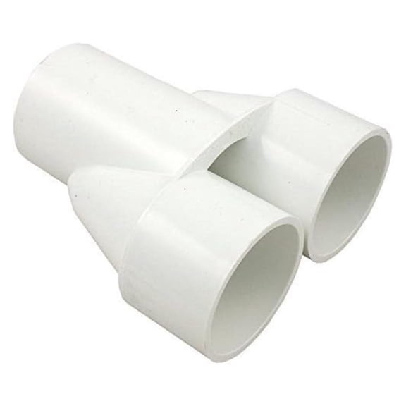 2 Inch PVC Slip Manifold Wye - Irrigation & Plumbing Fitting, 2" Slip x 2" Slip x 2" Slip, Heavy Duty Schedule 40 PVC Wye Tee for Sprinkler Systems & Pool Plumbing