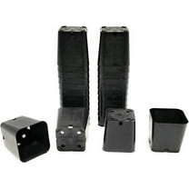 2 Inch Plastic Planters/Pots - Black (25)…
