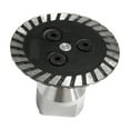 thumbnail image 1 of 2-Inch Precision Carving Wheel for Angle Grinder, High-Density Cutting Disc for Wet Dry Use, Multi-Material Cutting Wheel for Tile Stone Ceramic, One Diamond Saw Blade And One Connecting Flange, 1 of 7