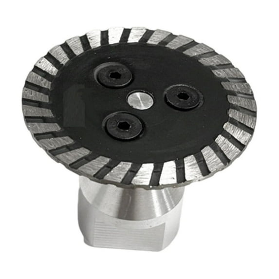 2-Inch Precision Carving Wheel for Angle Grinder, High-Density Cutting Disc for Wet Dry Use, Multi-Material Cutting Wheel for Tile Stone Ceramic, One Diamond Saw Blade And One Connecting Flange