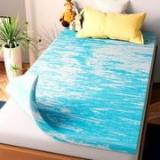 2 Inch Queen(60"x80") Memory Foam Mattress Topper, Cooling Gel Ventilated Design for Pressure Relief, CertiPUR-US Certified