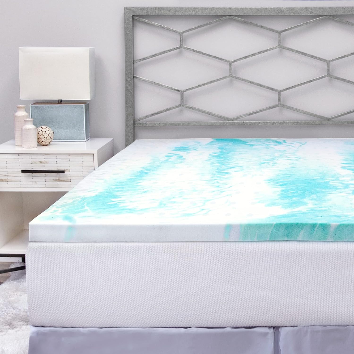 2Inch Queen Size Mattress Topper, Essential Medium Plush Memory Foam