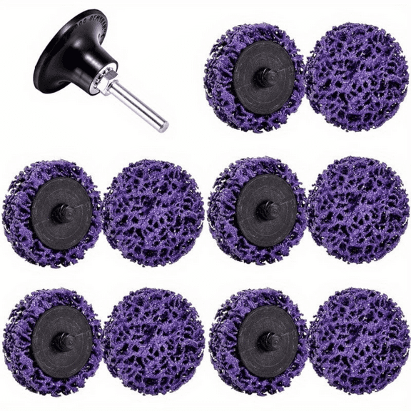 2-Inch Quick Change Strip Discs 21-Piece Set - Paint Stripping Wheels for Drill and Die Grinder, Abrasive Discs for Paint Removal and Surface Prep