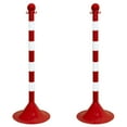 thumbnail image 1 of 2 Inch Red/White Light Duty Stanchion (2 Pk), 1 of 9