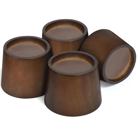 2 Inch Round 4pcs Wood Furniture Risers