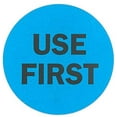 thumbnail image 1 of 2 Inch Round Blue Labels for Inventory Food Rotation Control, 500 Stickers Per Roll Use First, 1 of 7