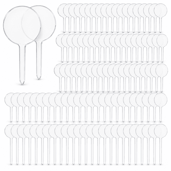 2 Inch Round Cupcake Topper Sticks, 200 Count, Party Decoration