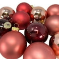 thumbnail image 1 of 2 Inch Shiny & Matte Red, Pink & Burgundy Glass Ball Christmas Ornament 12 Piece, 1 of 9