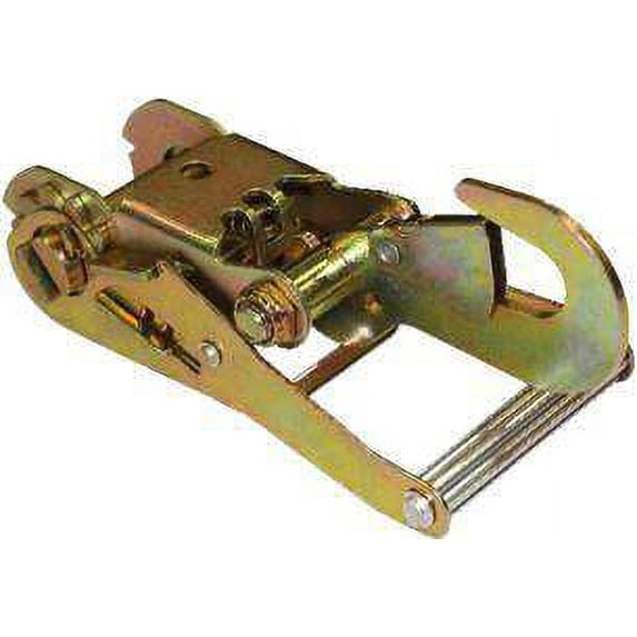 2 Inch Short Wide Handle Strap Ratchet w/ Snap Hook | 2RSWSH