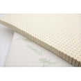 2 Inch, Soft, Full Size, Organic Latex Mattress Topper, with Removable