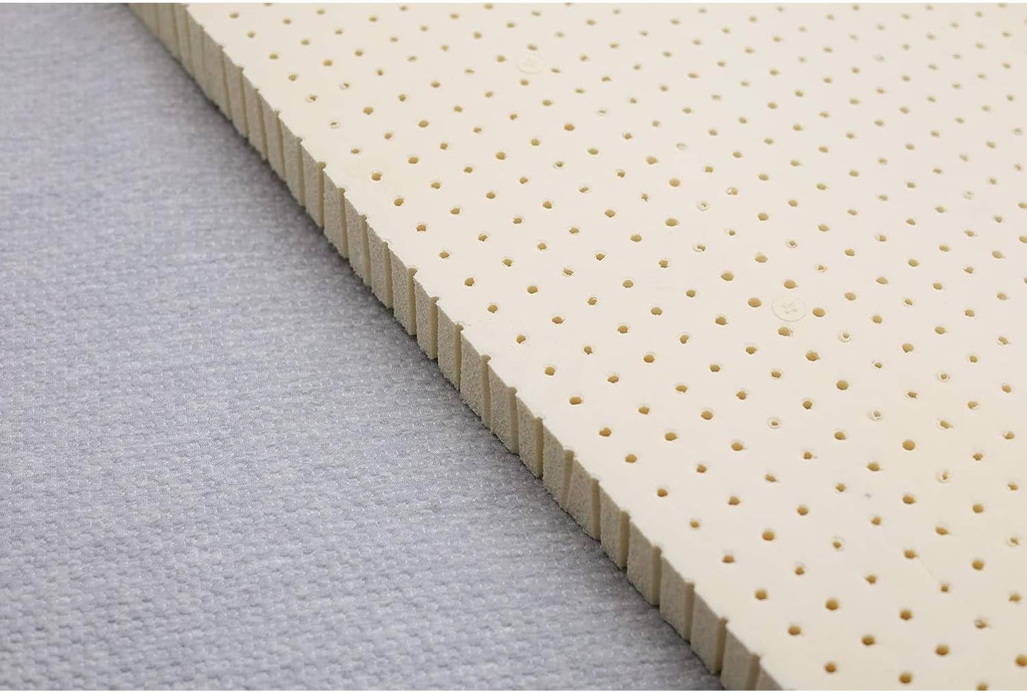 2 Inch, Soft, XL Size, Latex Mattress Topper, With Removable Cotton