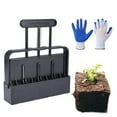 thumbnail image 1 of 2 Inch Soil Block Maker Handheld Soil Block Tool(Include Gloves), 1 of 9
