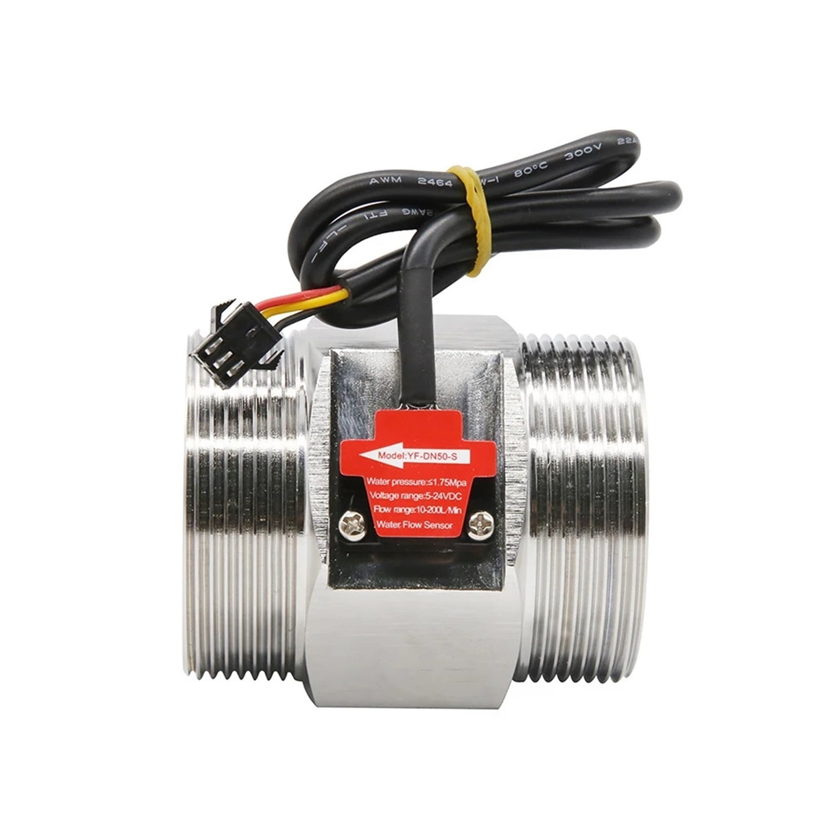 2 Inch Stainless Steel Hall Flow Sensor Water Flow Sensor Flowmeter ...
