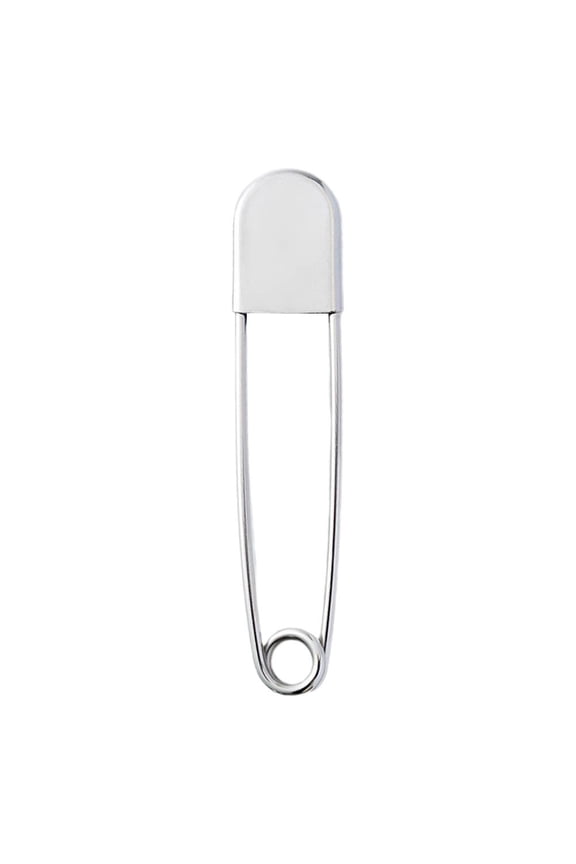 2 Inch Stainless Steel Safety Pins - 200 Pcs Heavy Duty Large Pin With Sharp Tip & Flat Head for Office & School Use, Rustproof