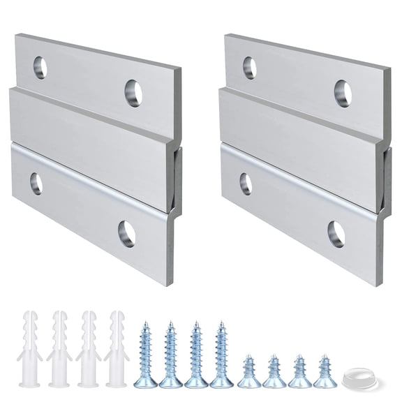 2 Inch-Standard 8 Cleat Picture Hanger Kit for Mirrors, Art Frames & Whiteboards