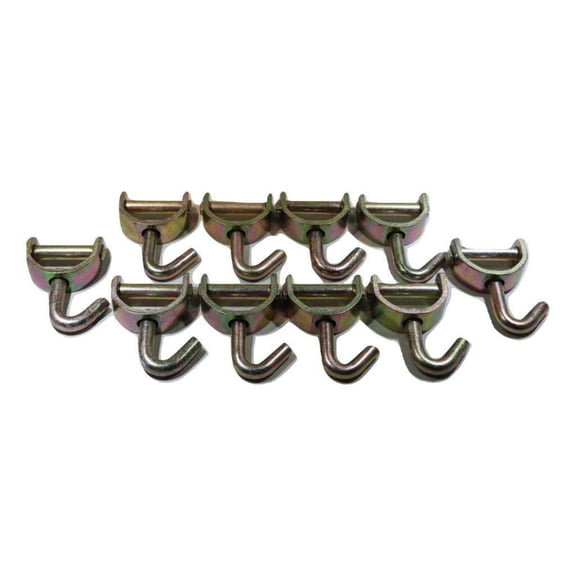 2 Inch Swivel J Hook for Auto Hauling Ratchet Strap Assemblies 10 PACK | 2SJX10