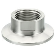 2 Inch TC Tri Clamps Adaptor, Tri-Clover Fittings to NPT 3/4" Female Thread Adaptor 304 Stainless Steel, 50.5mm