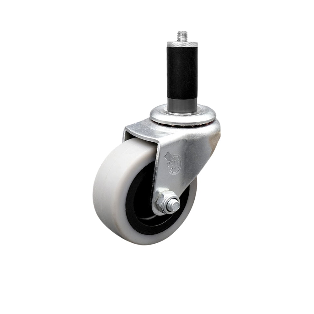 2 Inch Thermoplastic Rubber Wheel 1-1/4 Inch Expanding Stem Caster SCC ...