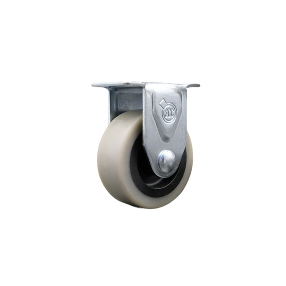 2 Inch Thermoplastic Rubber Wheel Top Plate Rigid Caster Service Caster Brand