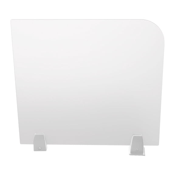 2-Inch Thick Acrylic Desk Divider Privacy Panel, Modern Design for Office, Reduce Distractions, Enhance Work Efficiency and Comfort